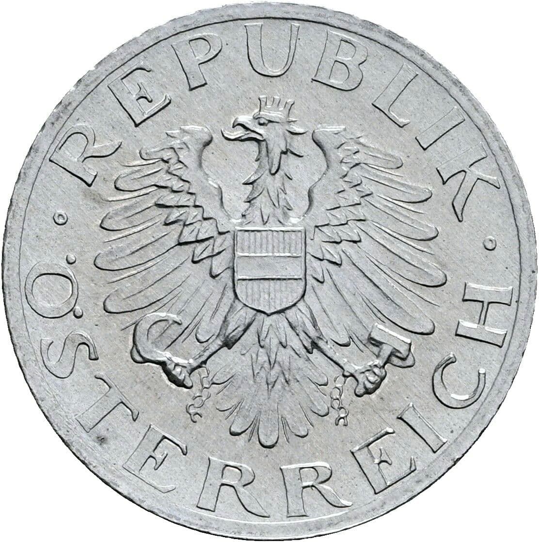 5 Groschen 1986 – Rückseite