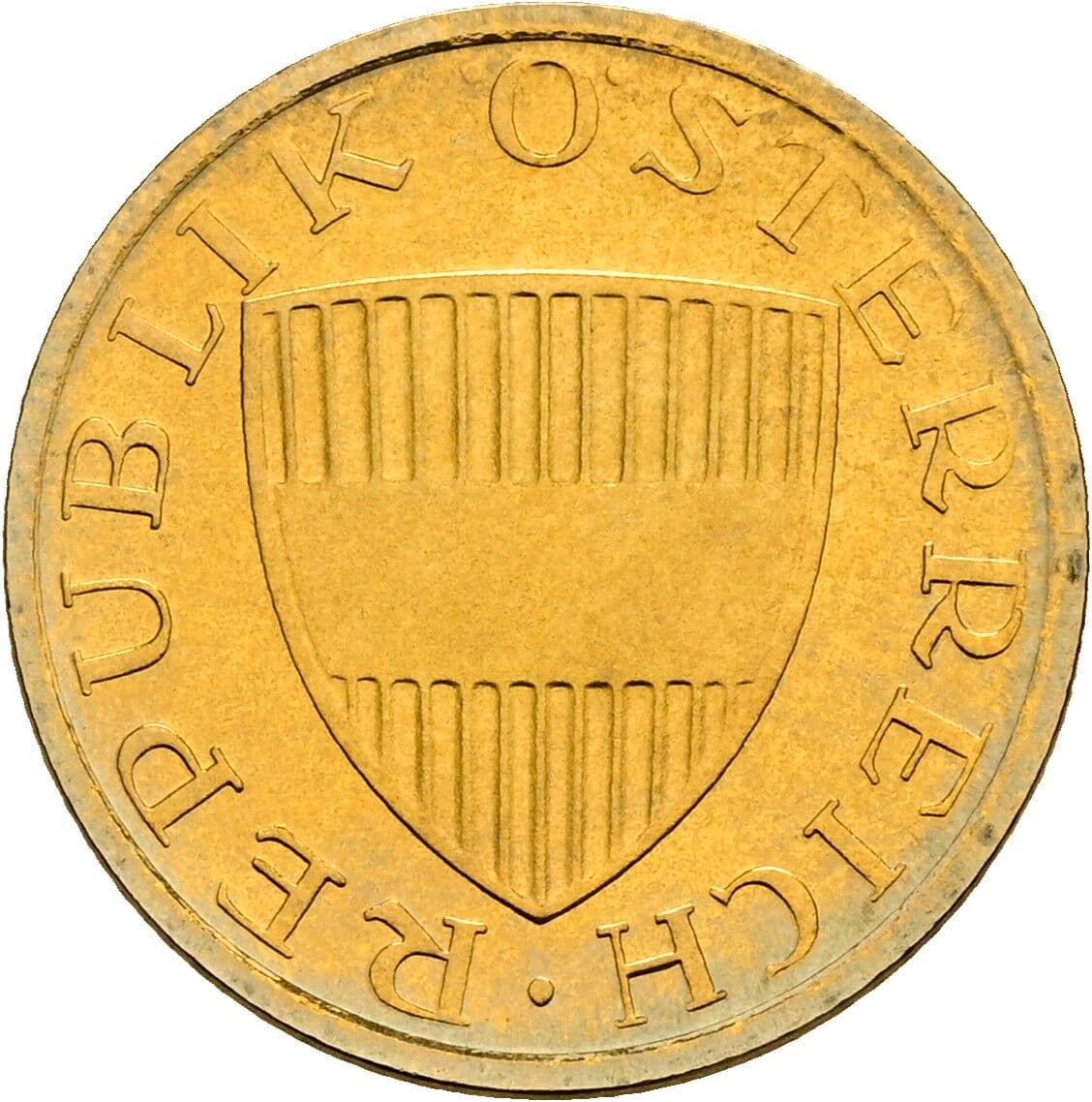 50 Groschen 1986 – Rückseite