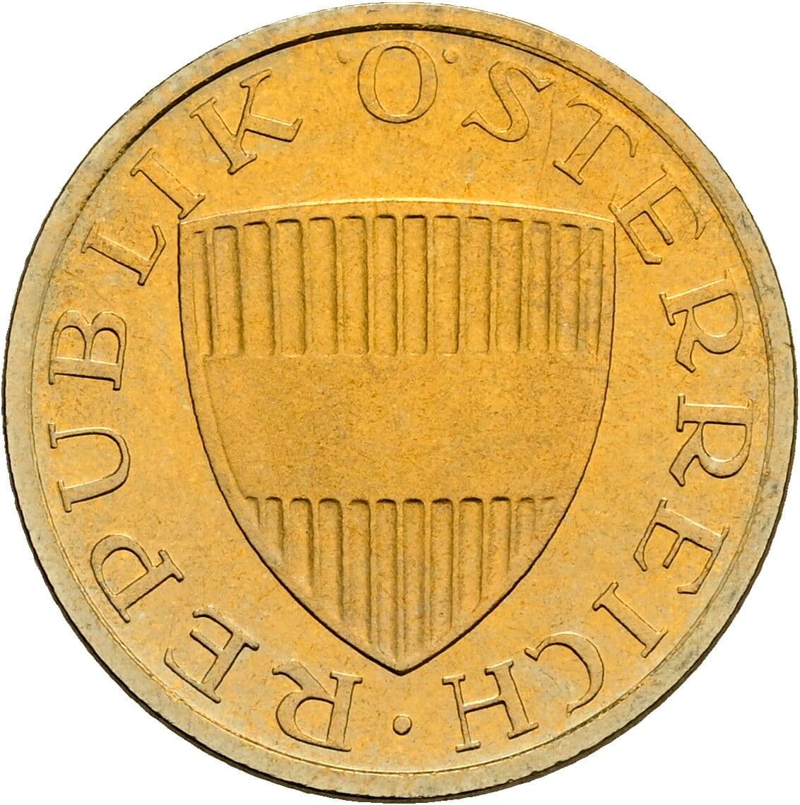 50 Groschen 1986 – Rückseite