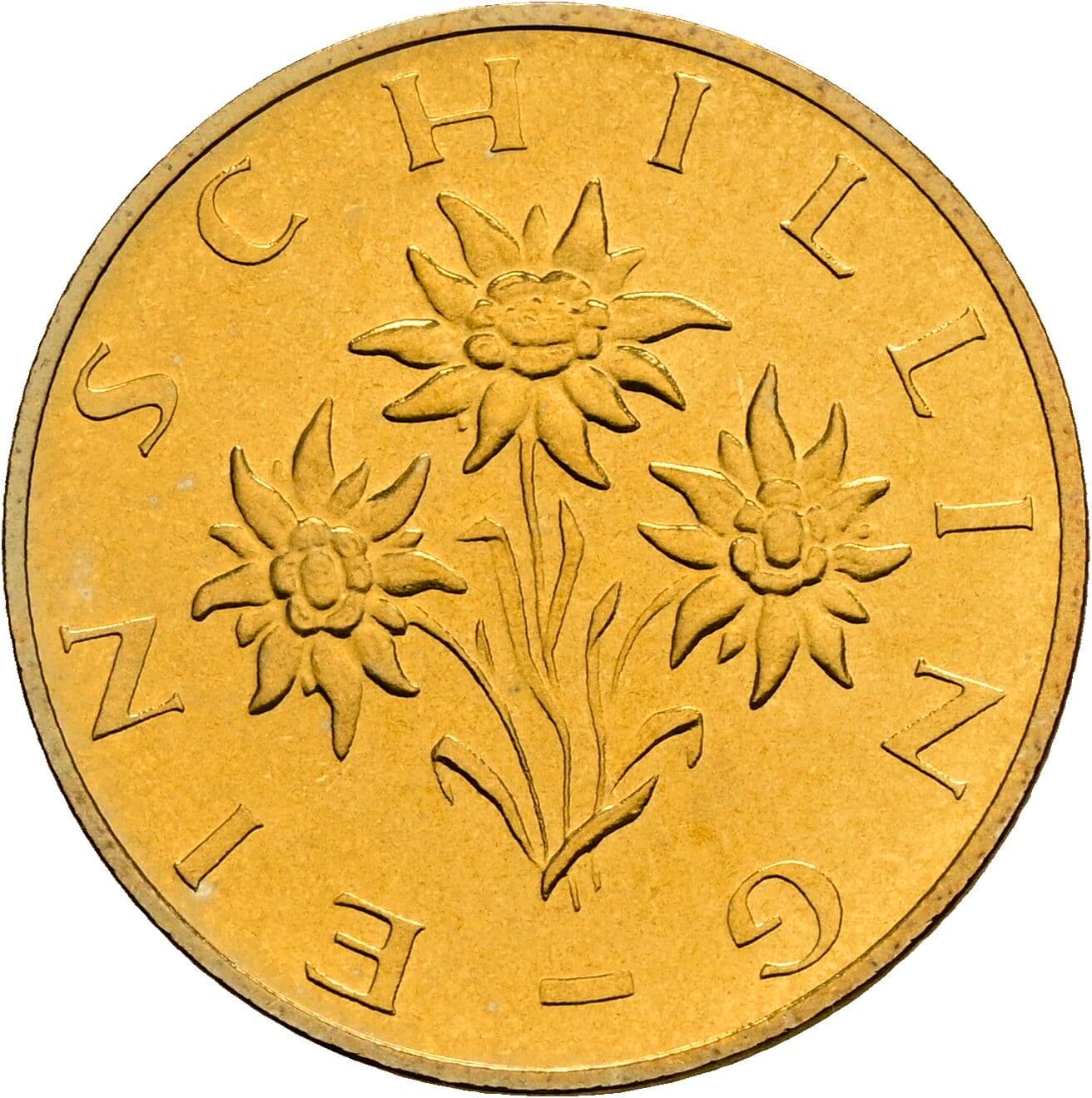 1 Schilling 1986 – Rückseite