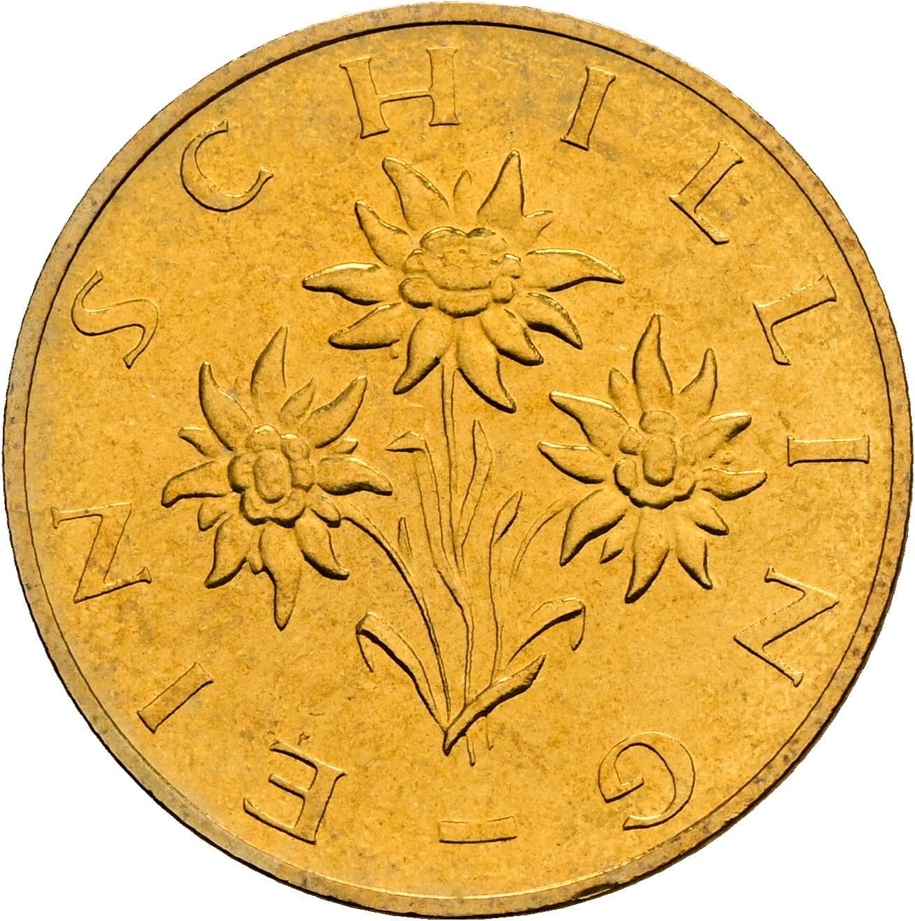 1 Schilling 1986 – Rückseite