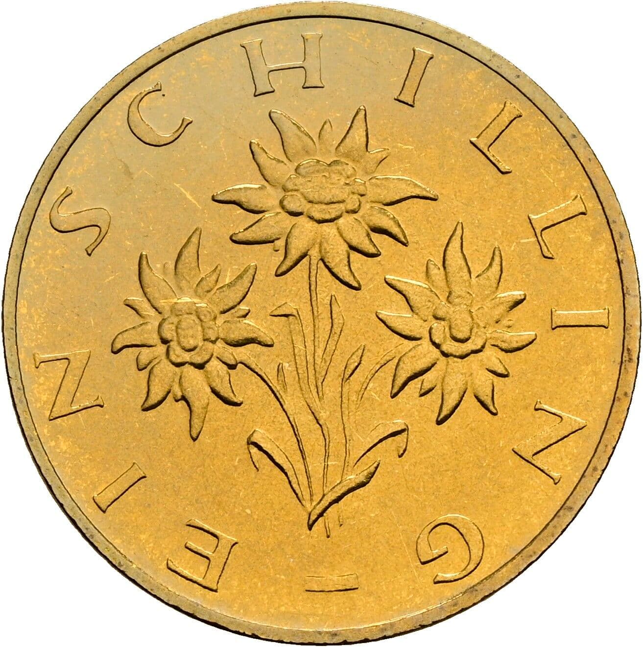 1 Schilling 1986 – Rückseite