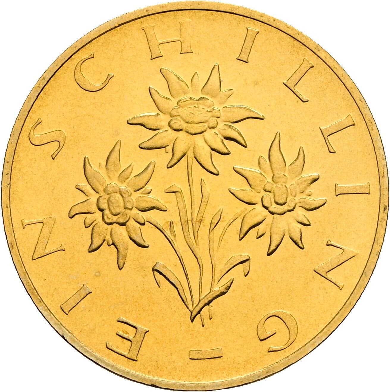 1 Schilling 1986 – Rückseite