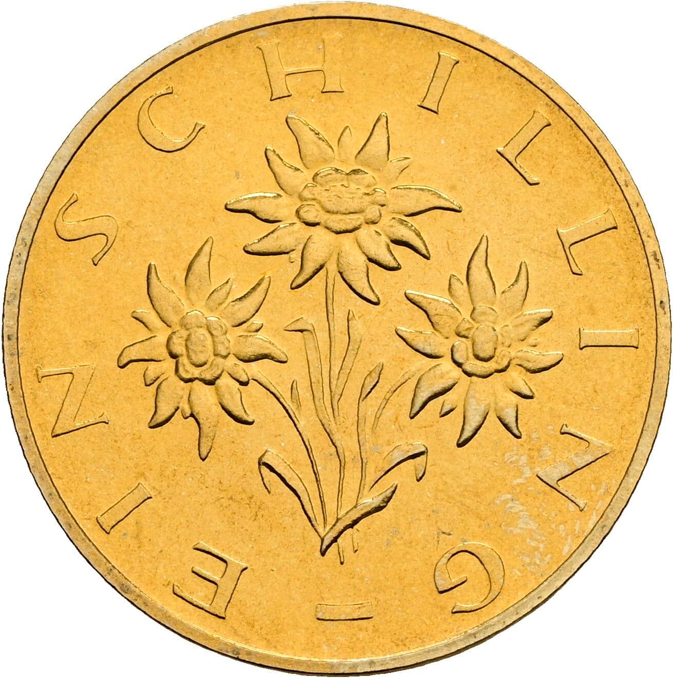 1 Schilling 1986 – Rückseite
