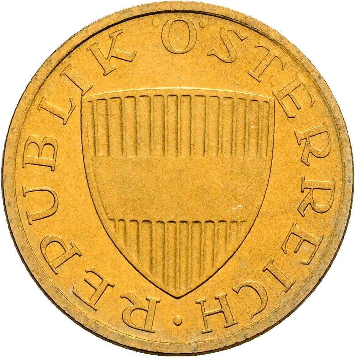 50 Groschen 1986 – Rückseite