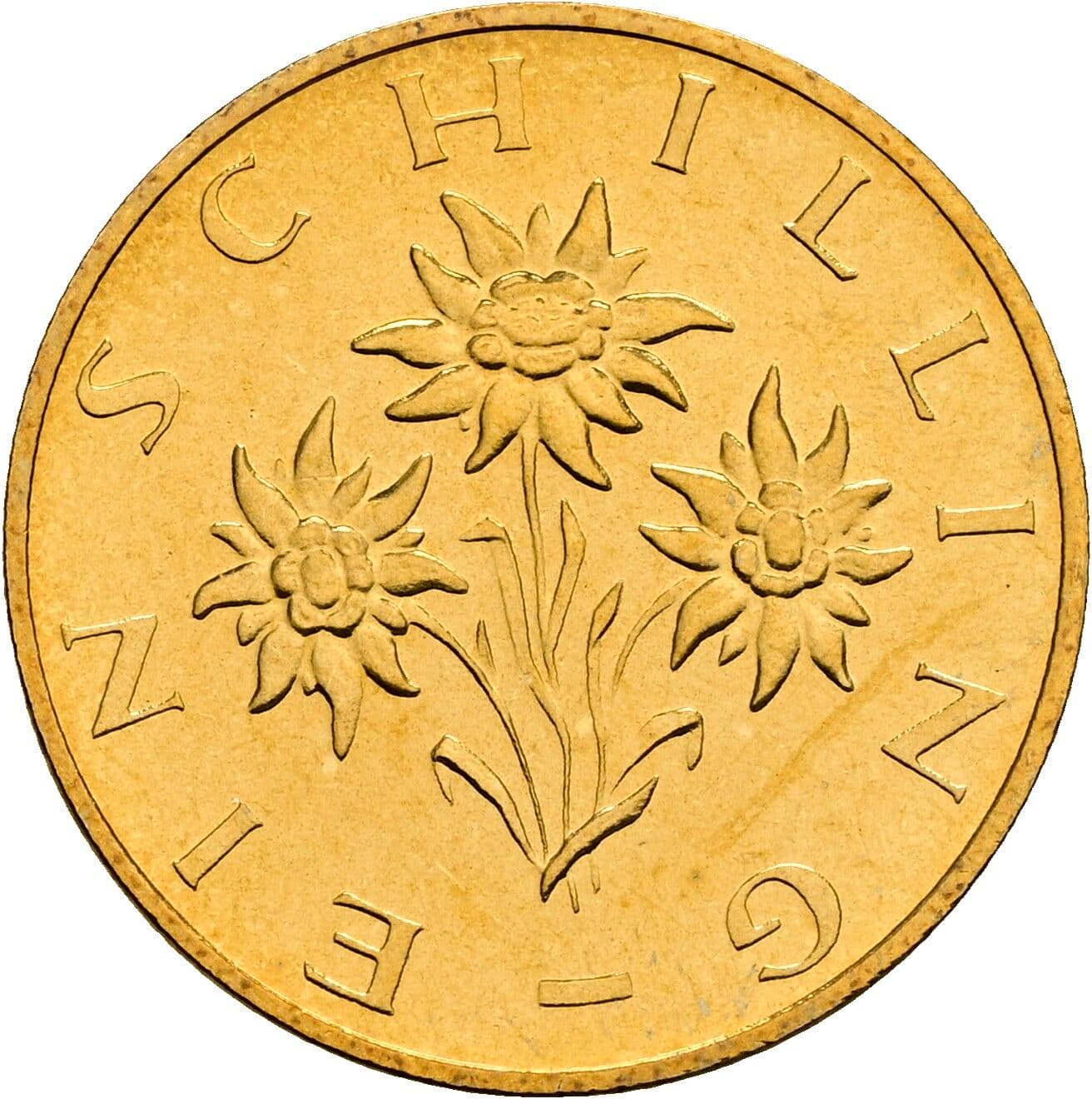 1 Schilling 1986 – Rückseite