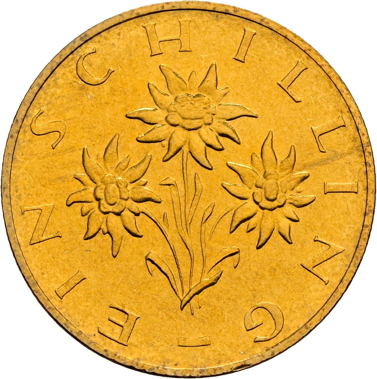 1 Schilling 1986 – Rückseite