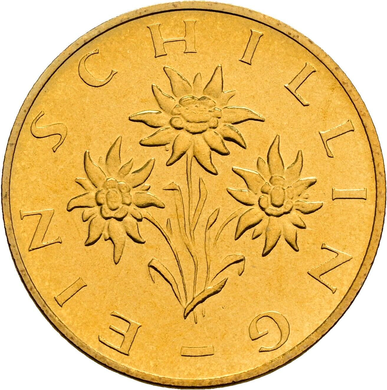 1 Schilling 1986 – Rückseite