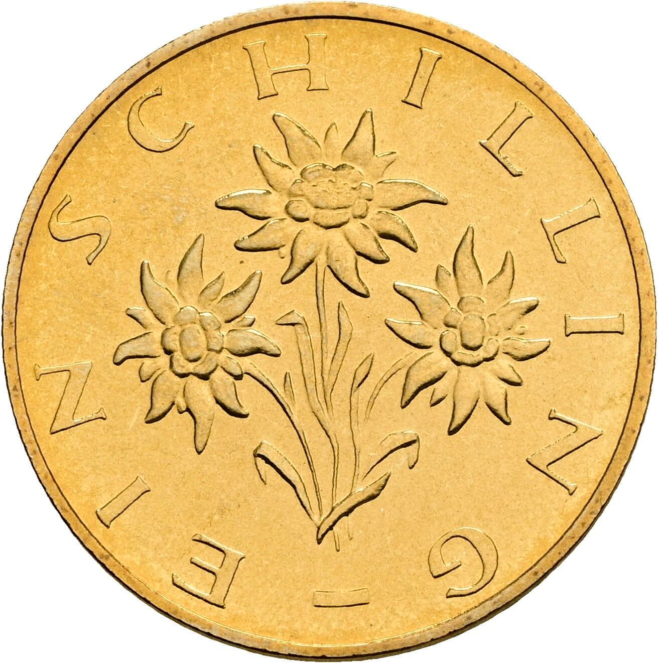 1 Schilling 1986 – Rückseite