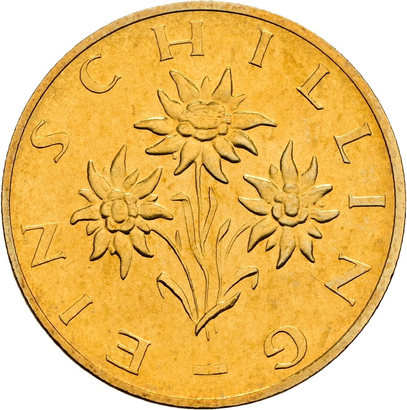 1 Schilling 1986 – Rückseite