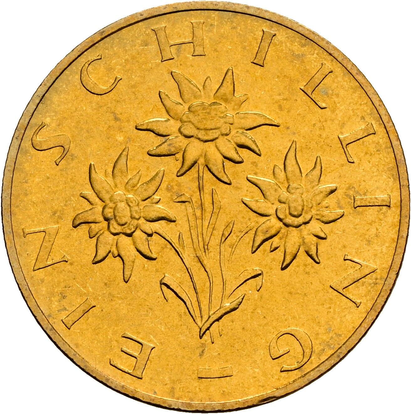 1 Schilling 1986 – Rückseite