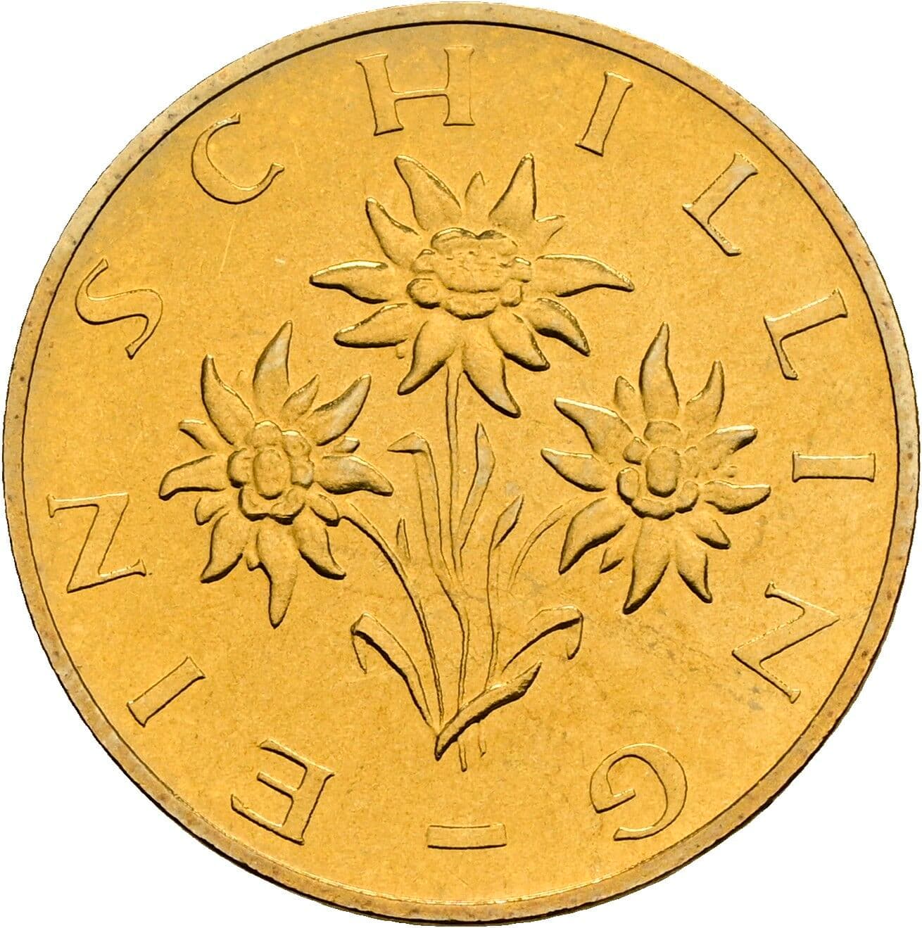 1 Schilling 1986 – Rückseite