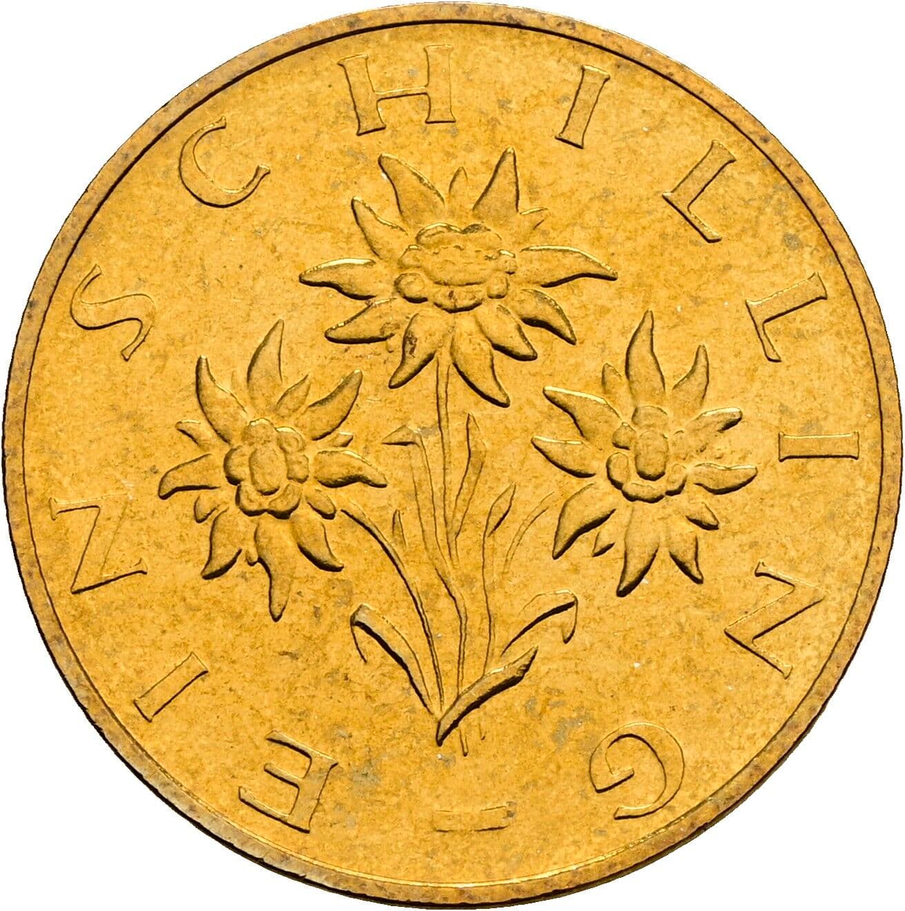 1 Schilling 1986 – Rückseite