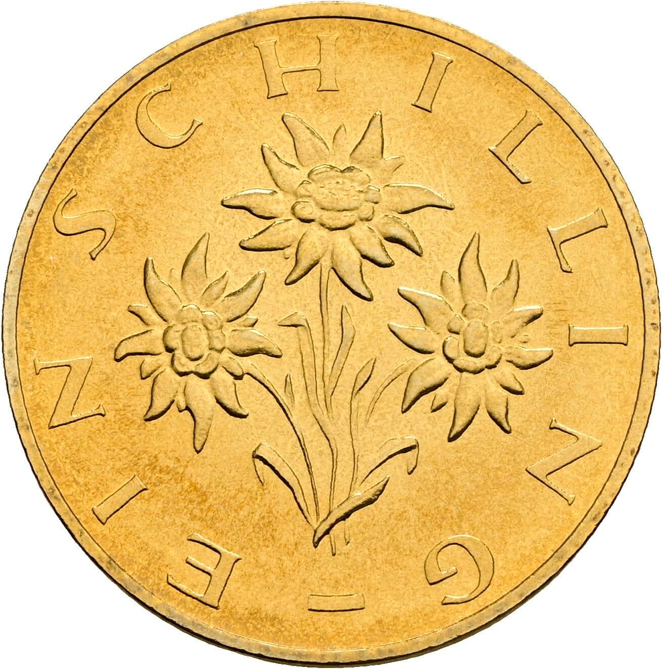 1 Schilling 1986 – Rückseite