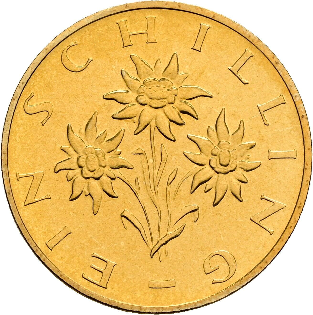 1 Schilling 1986 – Rückseite