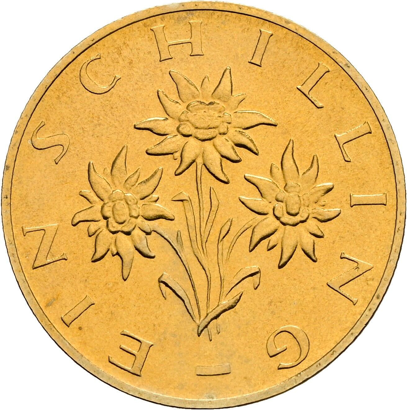 1 Schilling 1986 – Rückseite