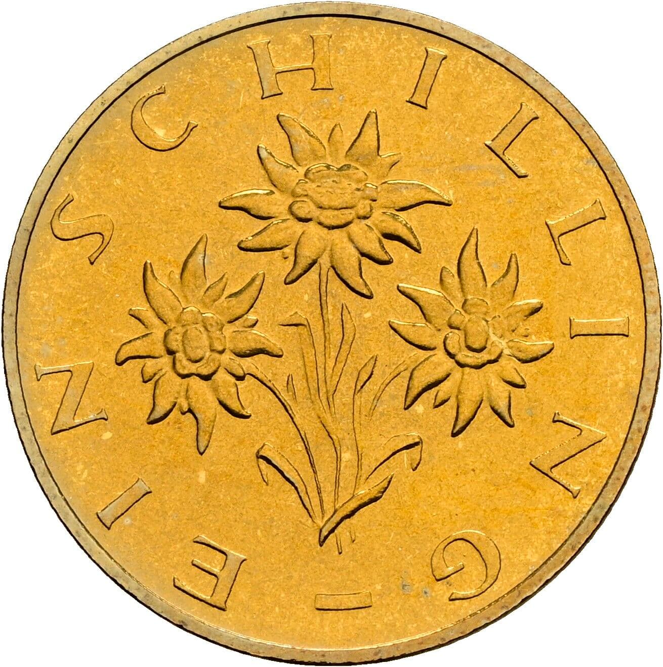 1 Schilling 1986 – Rückseite