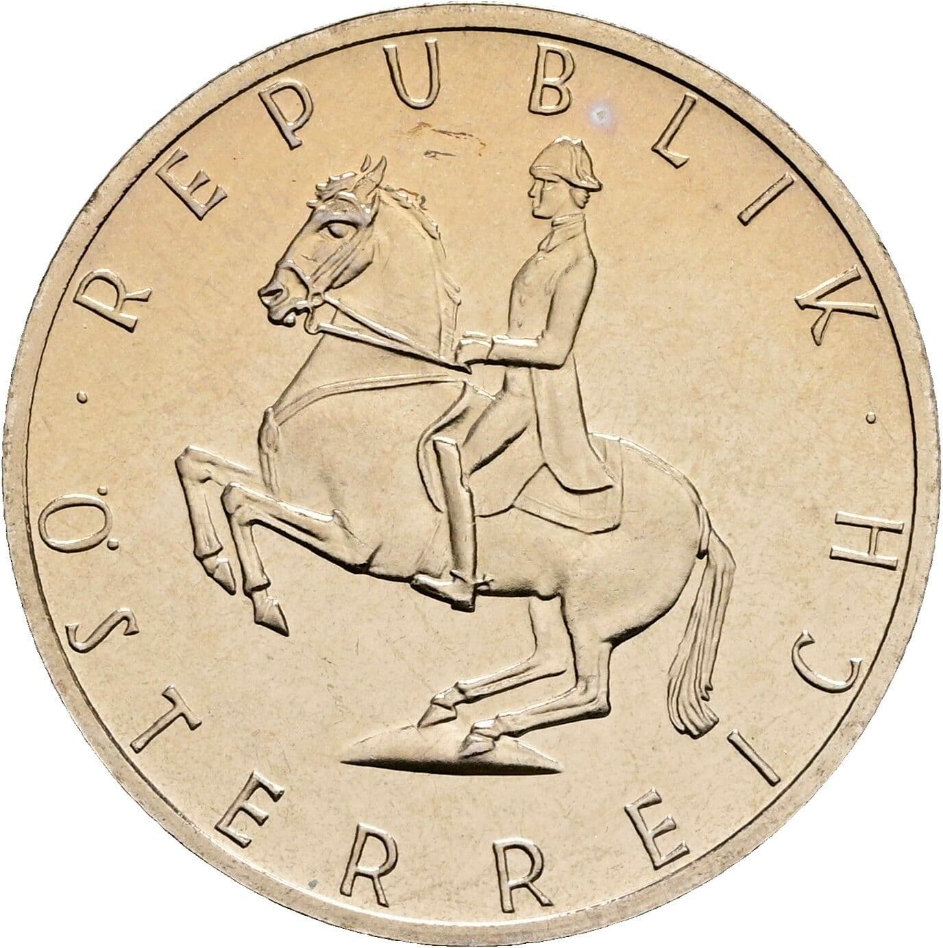 5 Schilling 1986 – Rückseite