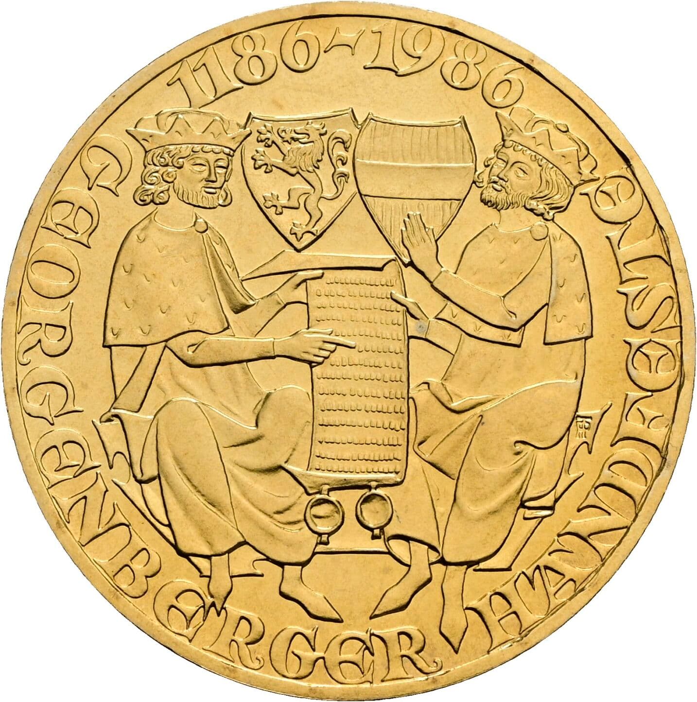 20 Schilling 1986 – Rückseite