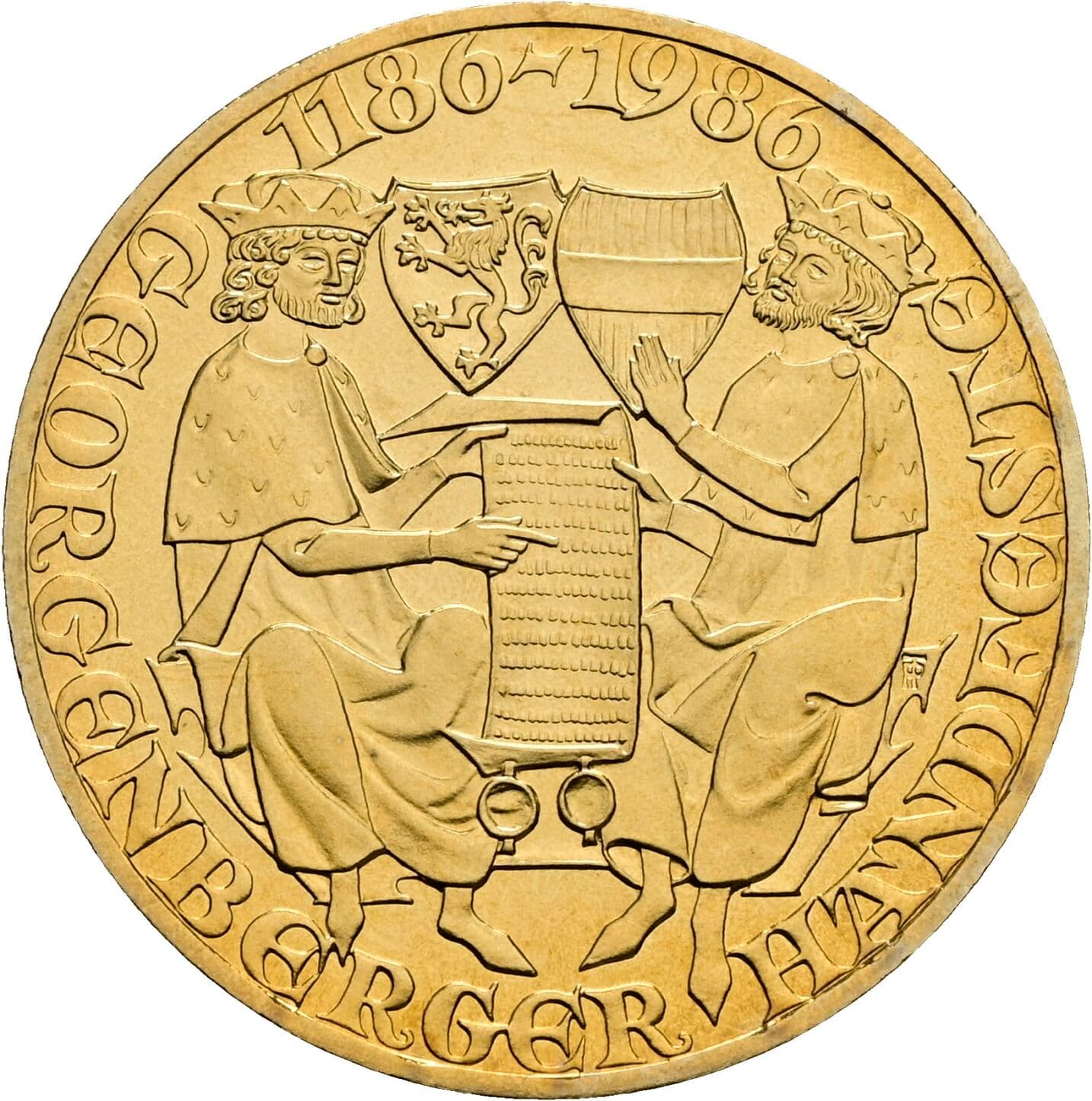20 Schilling 1986 – Rückseite