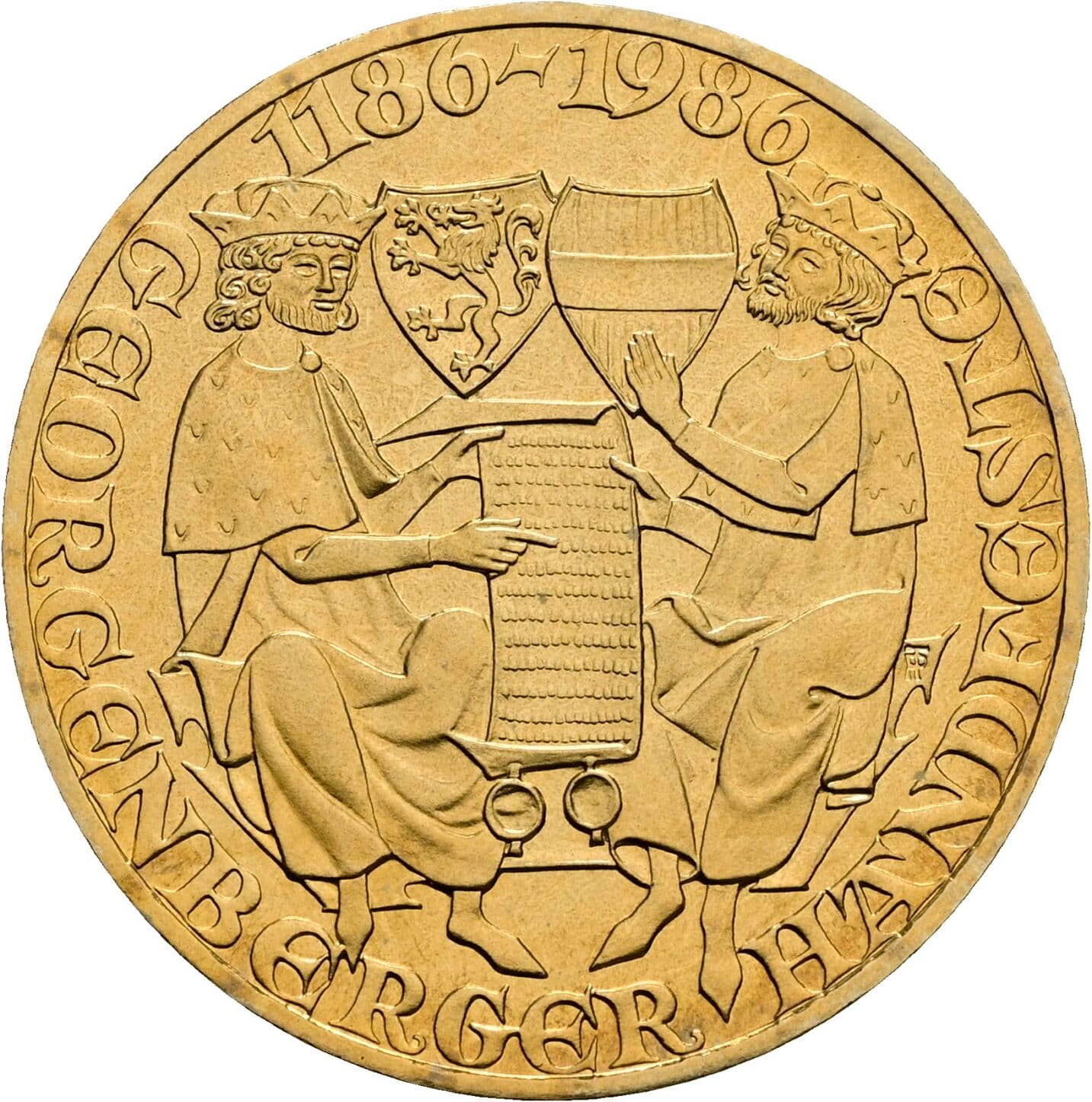 20 Schilling 1986 – Rückseite