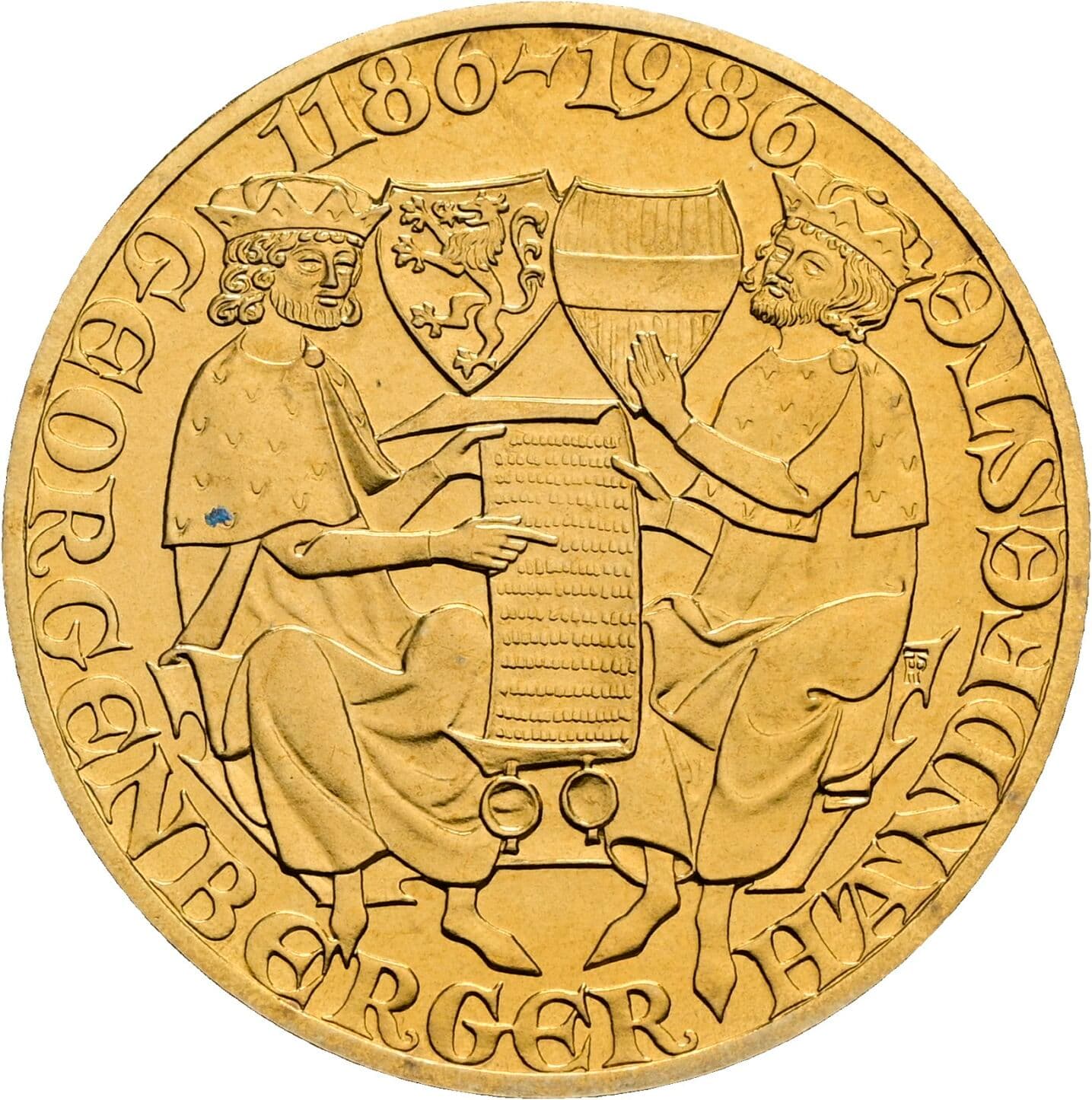 20 Schilling 1986 – Rückseite