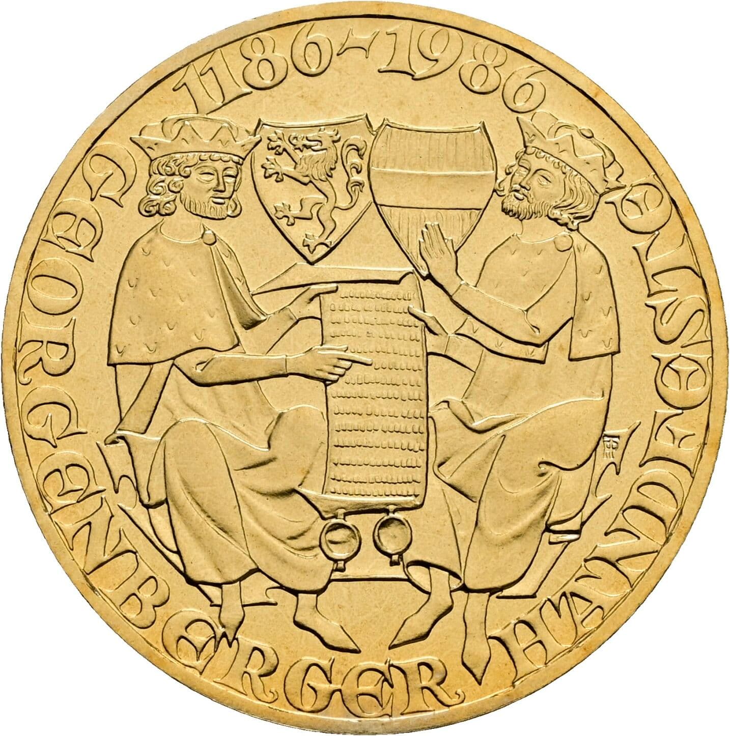 20 Schilling 1986 – Rückseite