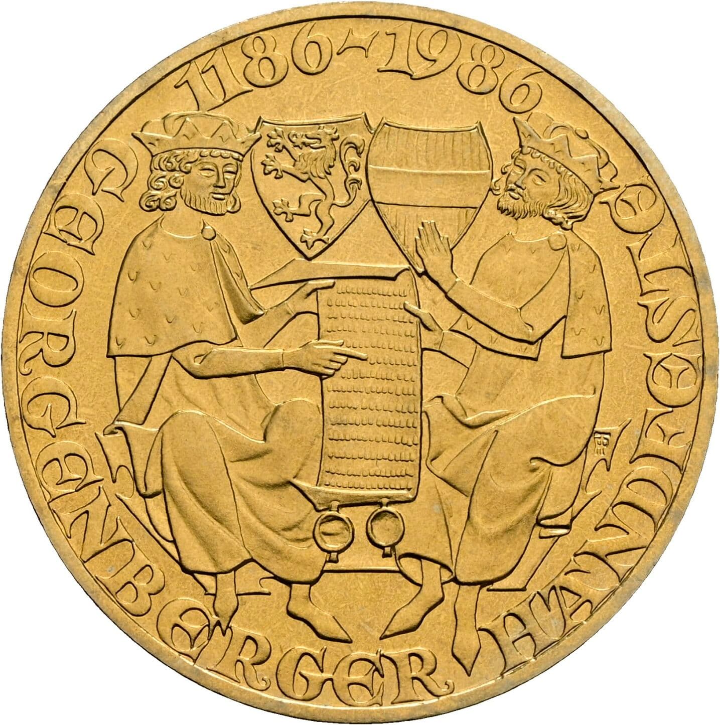 20 Schilling 1986 – Rückseite