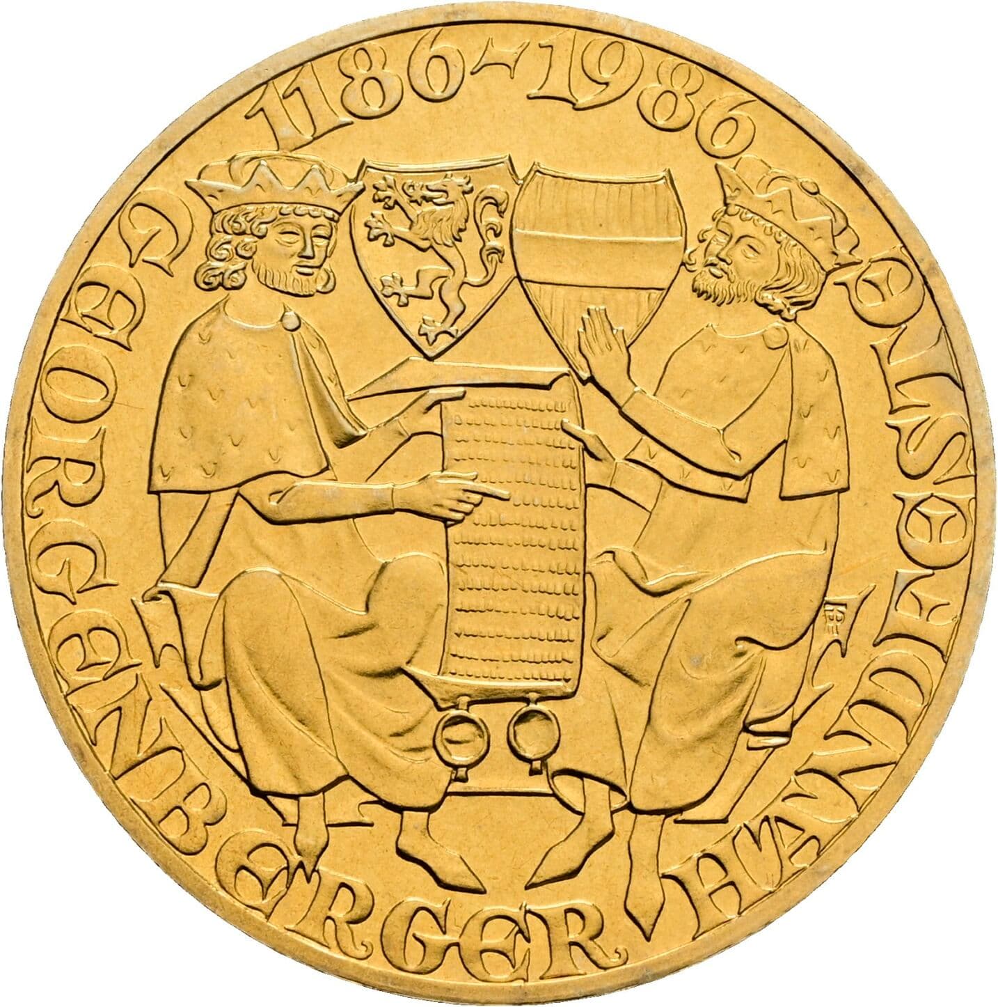 20 Schilling 1986 – Rückseite