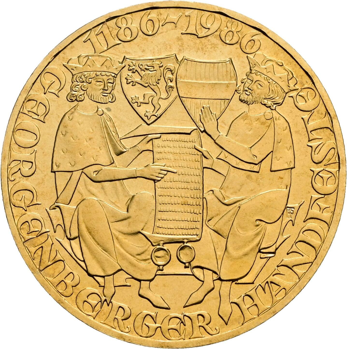 20 Schilling 1986 – Rückseite