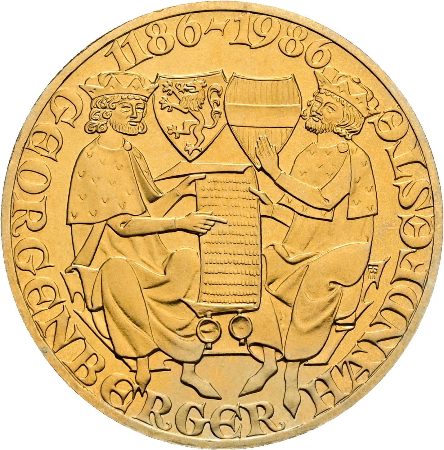20 Schilling 1986 – Rückseite