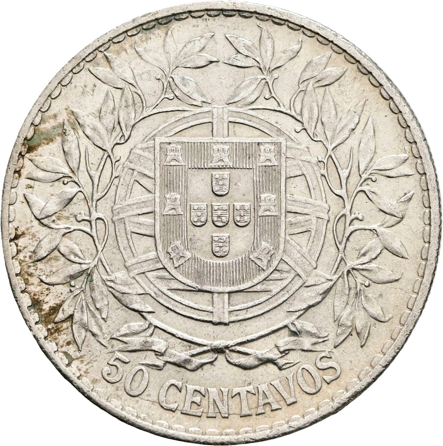 50 Centavos 1916 – Rückseite