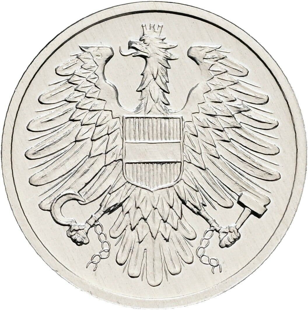 2 Groschen 1992 – Rückseite