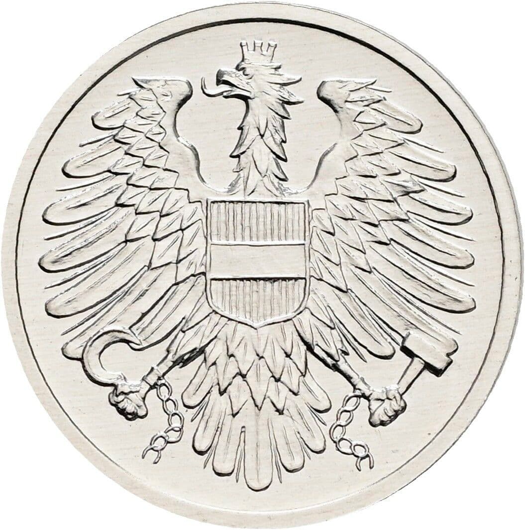 2 Groschen 1993 – Rückseite