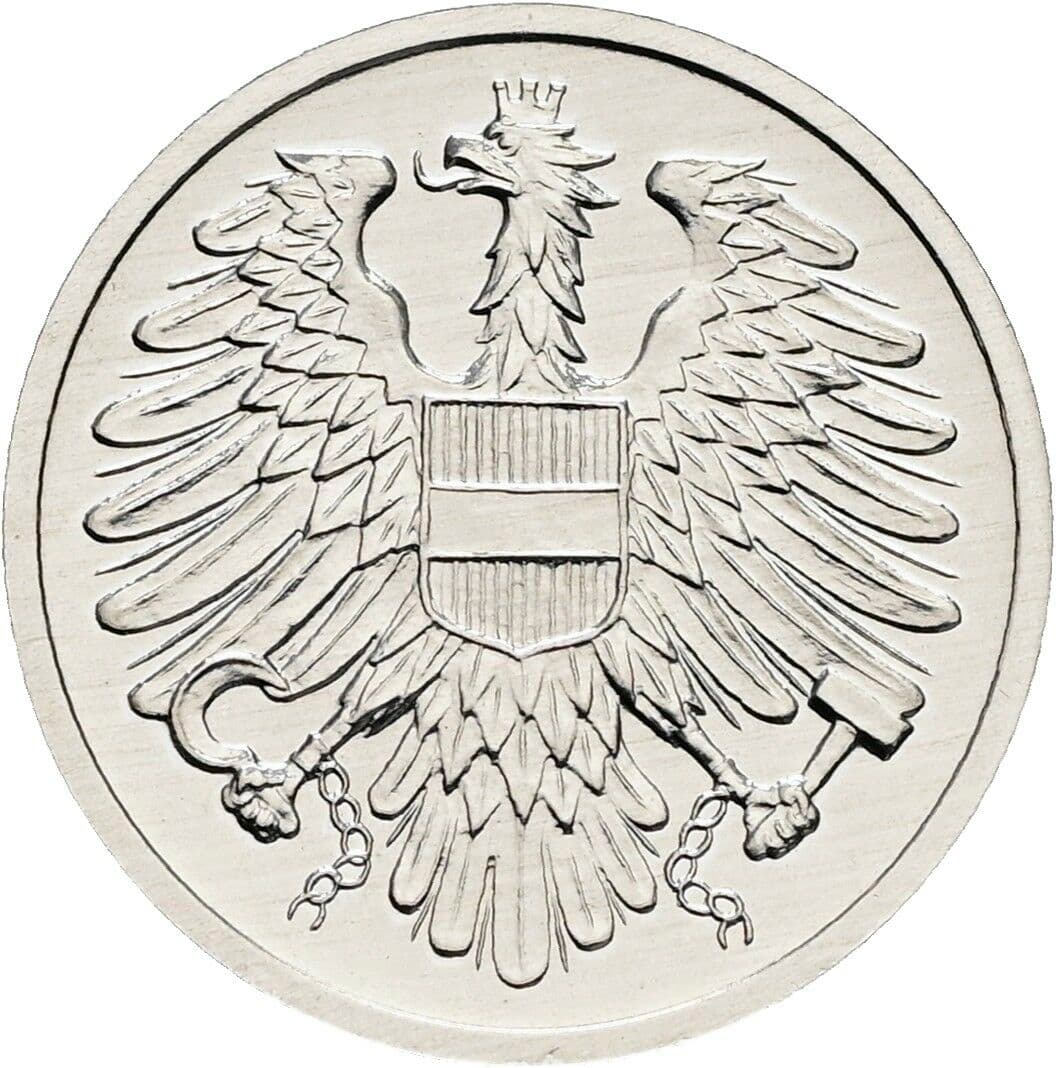 2 Groschen 1993 – Rückseite