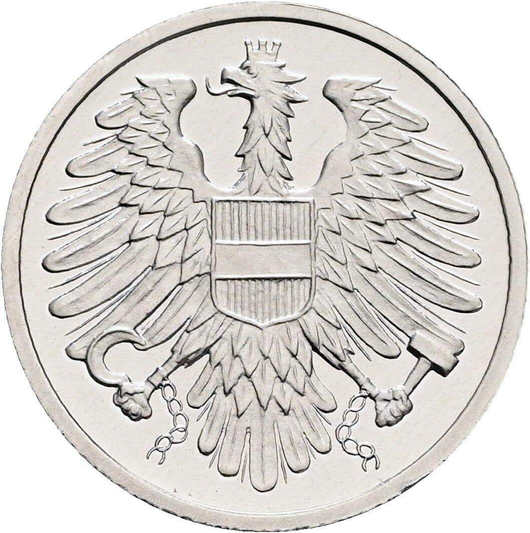 2 Groschen 1991 – Rückseite