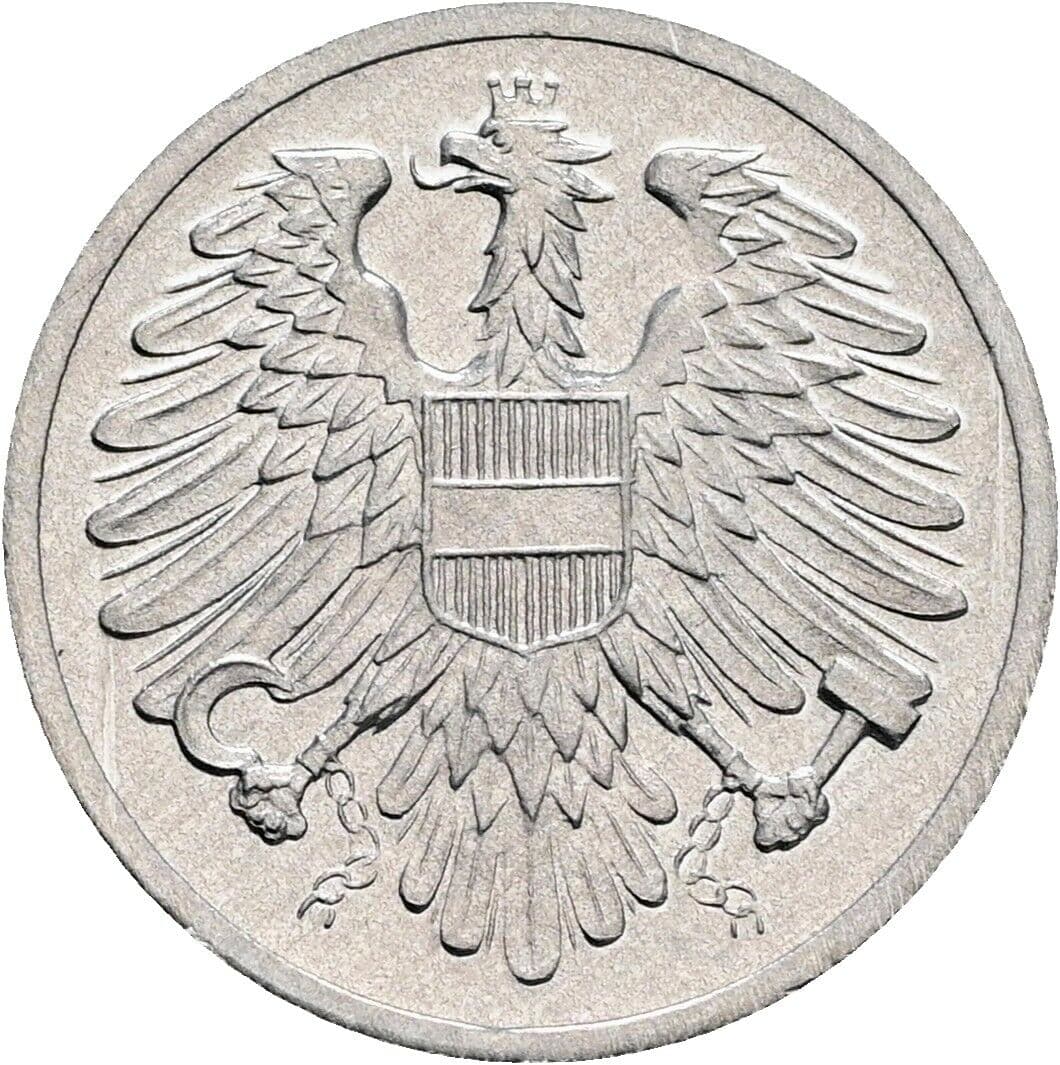 2 Groschen 1964 – Rückseite