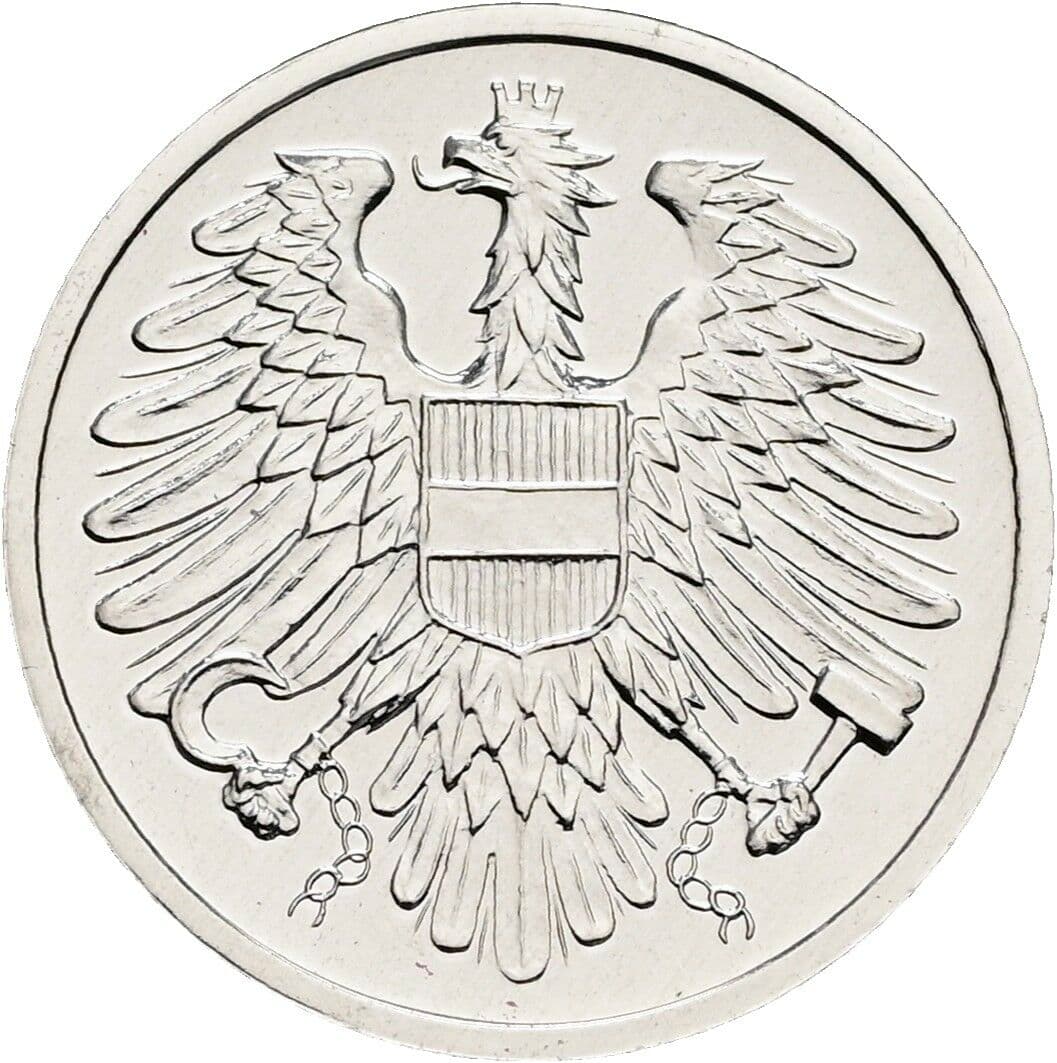2 Groschen 1990 – Rückseite
