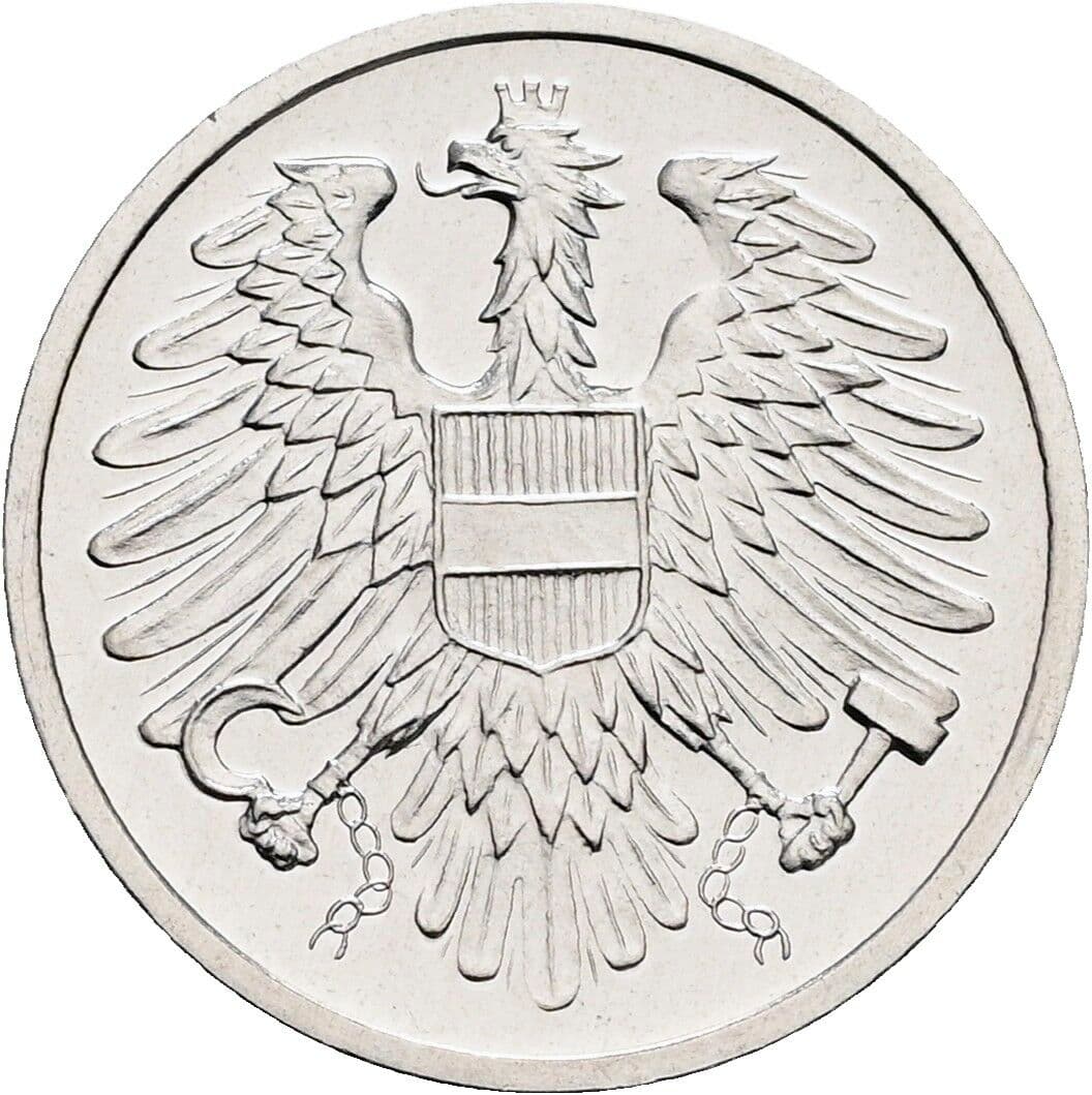 2 Groschen 1990 – Rückseite