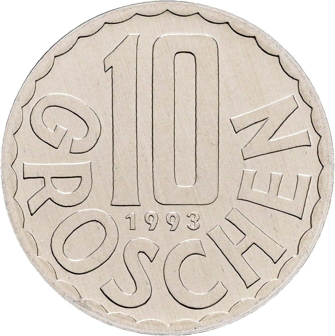 10 Groschen 1993 – Vorderseite
