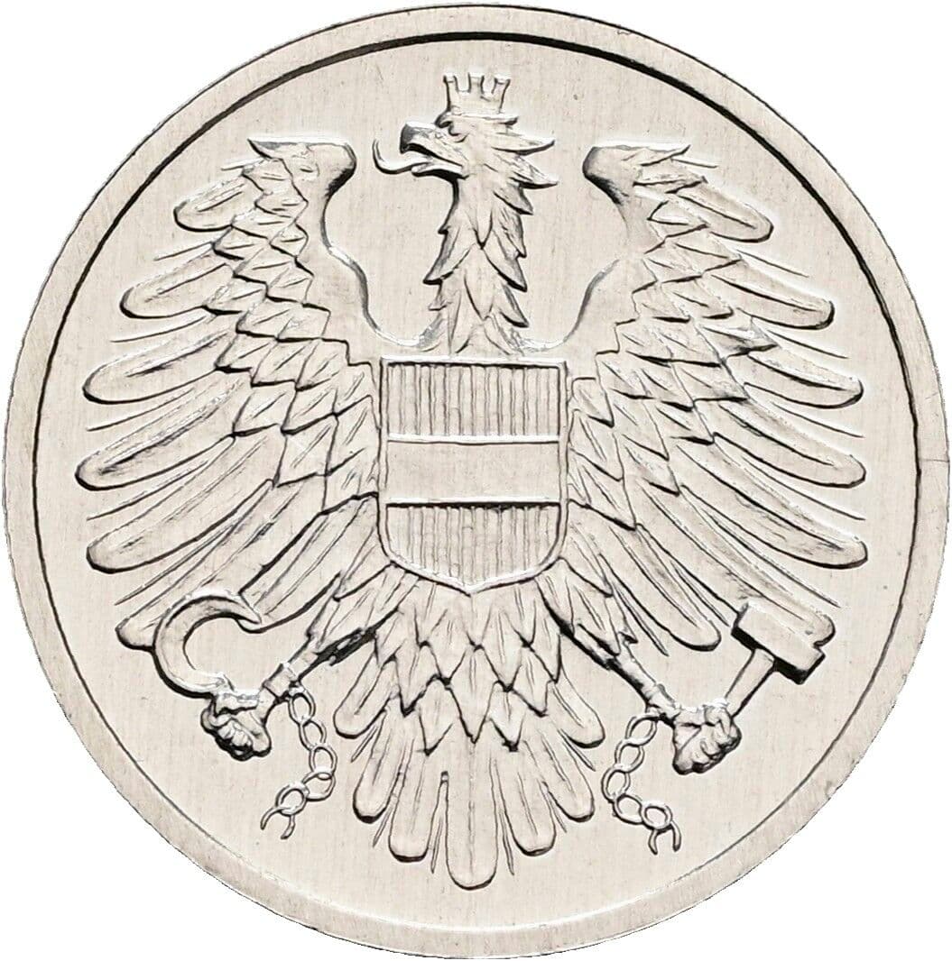 2 Groschen 1992 – Rückseite
