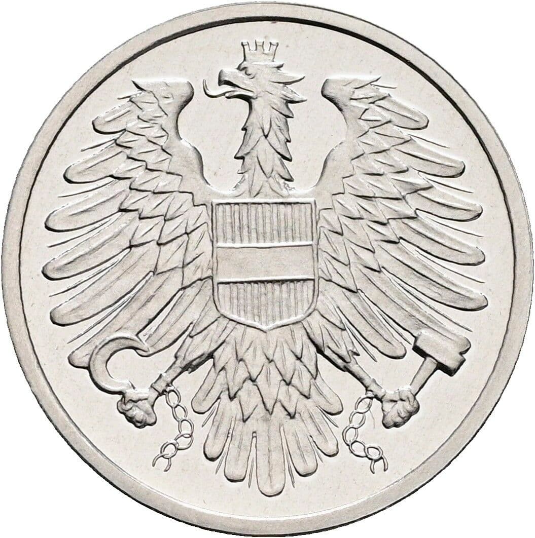 2 Groschen 1991 – Rückseite