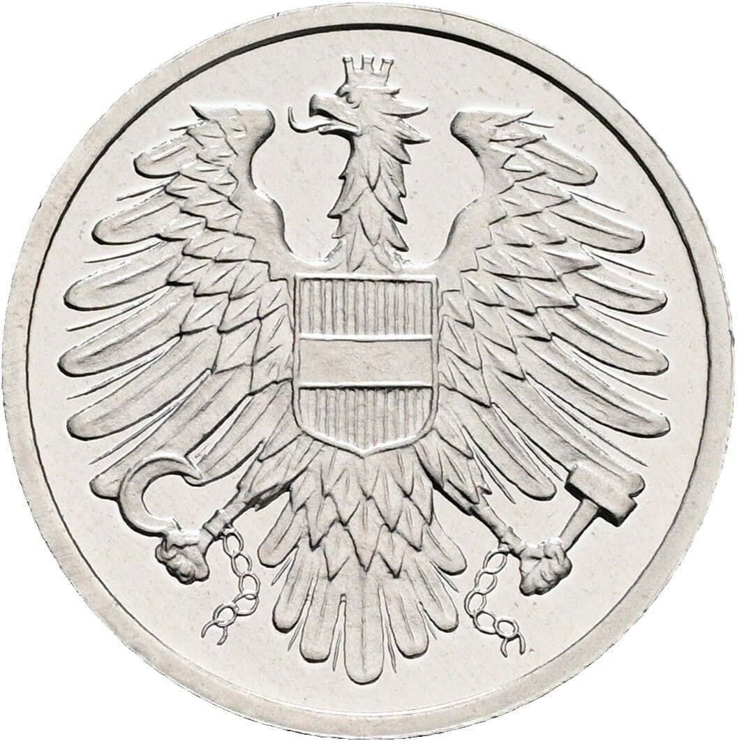 2 Groschen 1991 – Rückseite