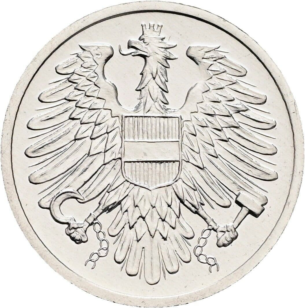 2 Groschen 1990 – Rückseite