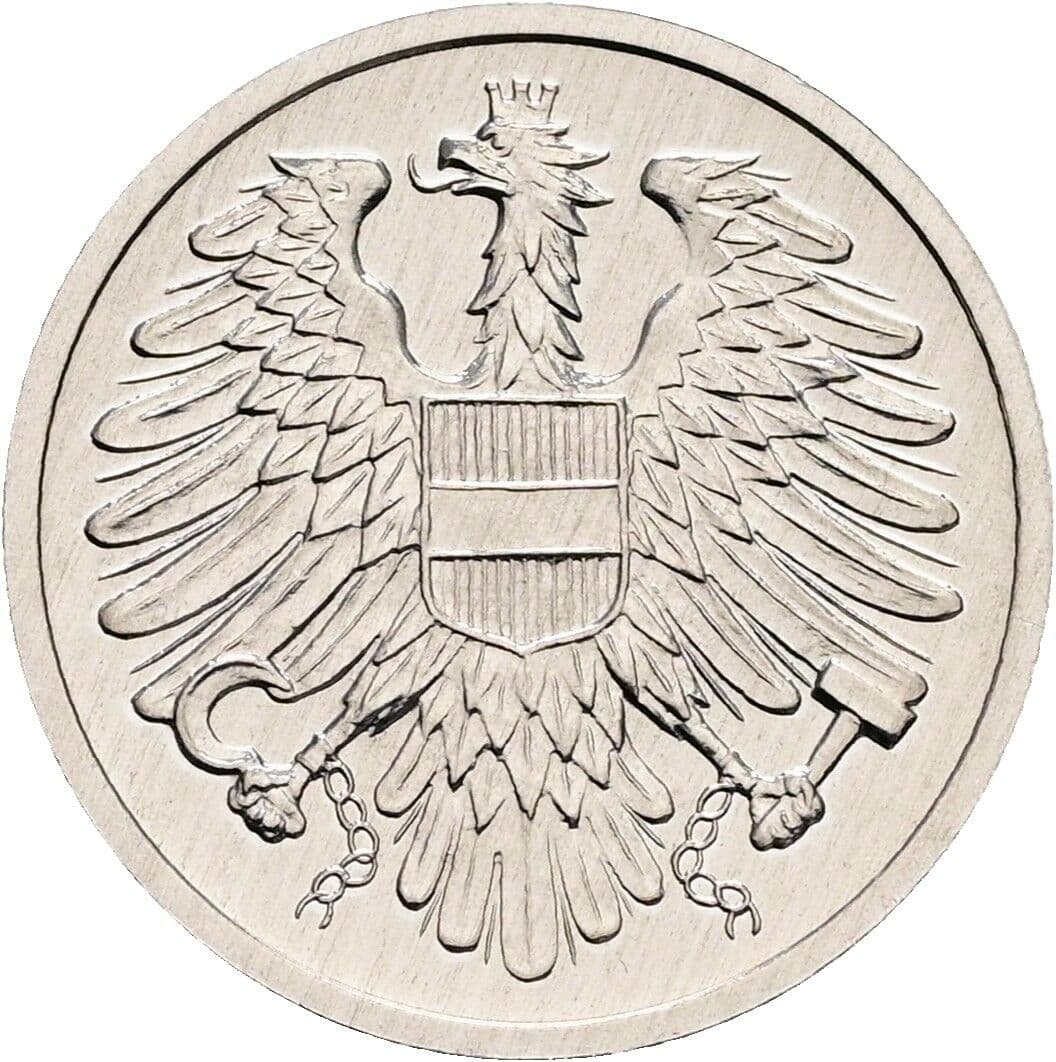 2 Groschen 1993 – Rückseite