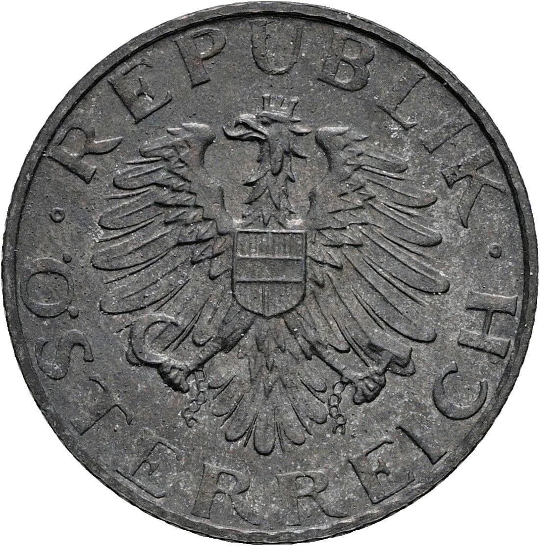 5 Groschen 1964 – Rückseite