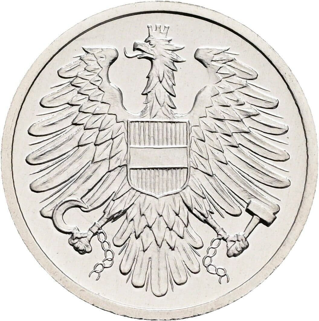 2 Groschen 1990 – Rückseite
