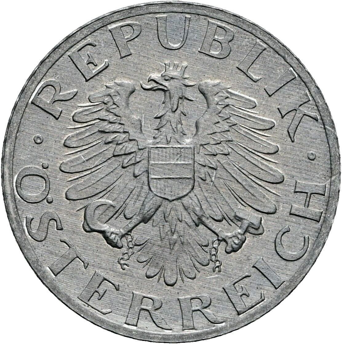 5 Groschen 1991 – Rückseite