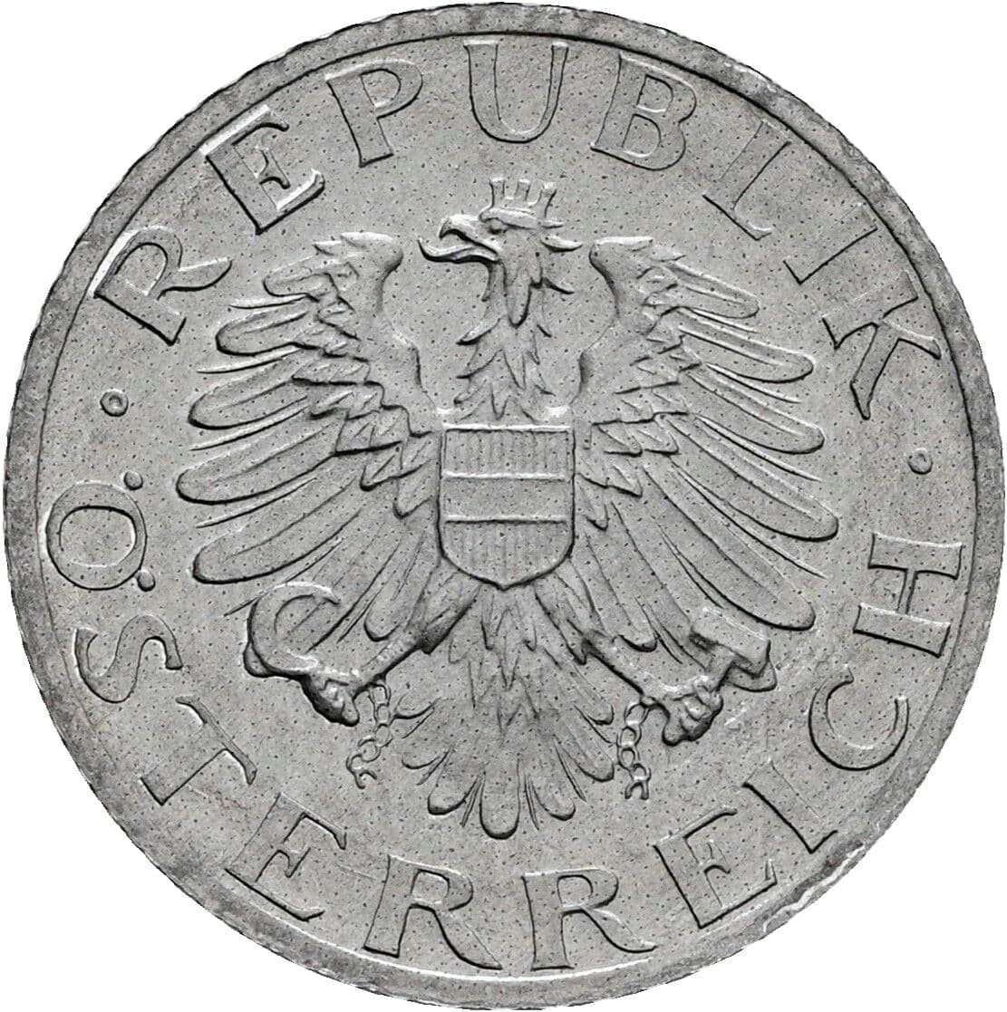 5 Groschen 1990 – Rückseite