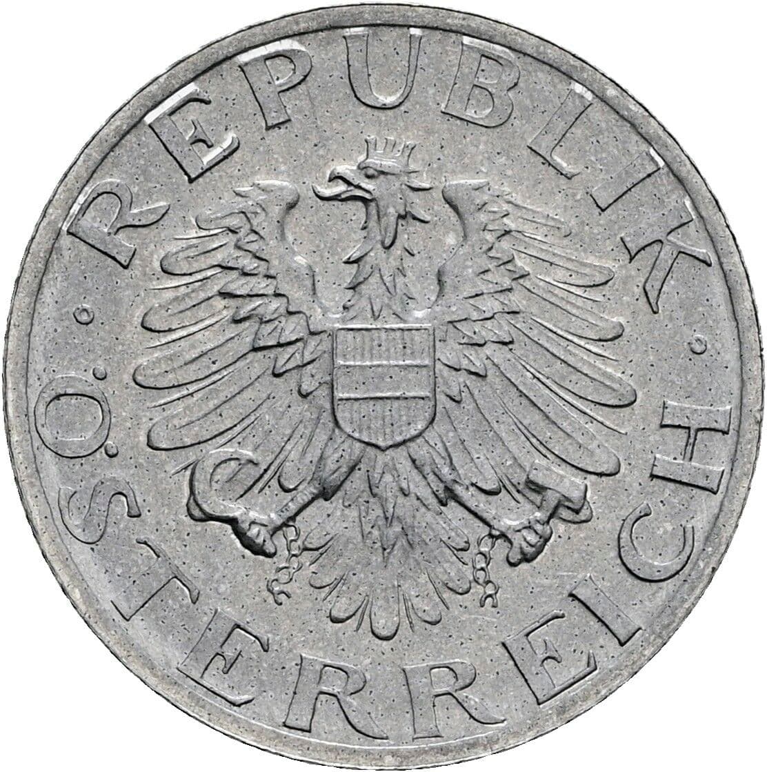 5 Groschen 1990 – Rückseite
